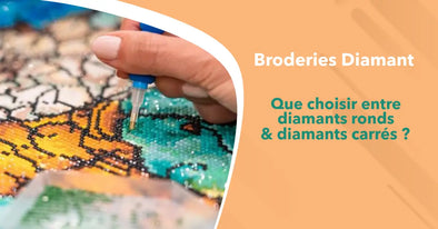 Broderie Diamant: Que choisir entre diamants ronds