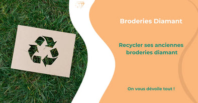 Recycler ses anciennes broderies diamant