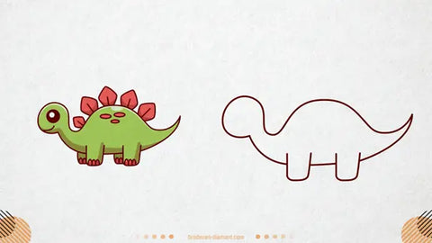 Comment dessiner un dinosaure facilement ?