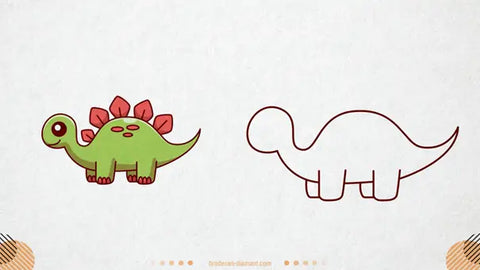 Comment dessiner un dinosaure facilement ?