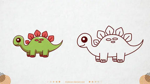 Comment dessiner un dinosaure facilement ?