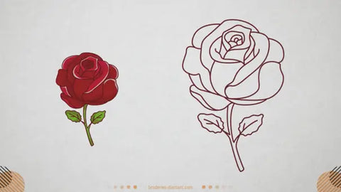 Comment dessiner une rose facilement ?