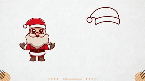 Comment dessiner facilement le Père Noël ?