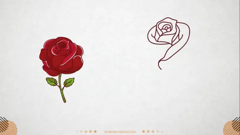 Comment dessiner une rose facilement ?