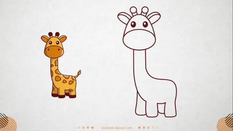 Comment dessiner une girafe facilement ?