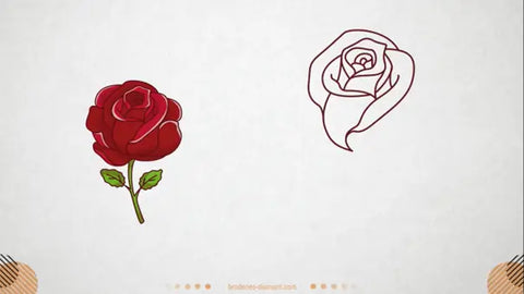 Comment dessiner une rose facilement ?