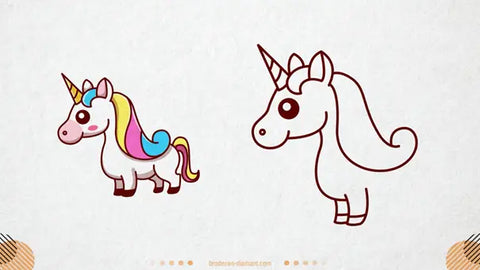 Comment dessiner facilement une licorne ?