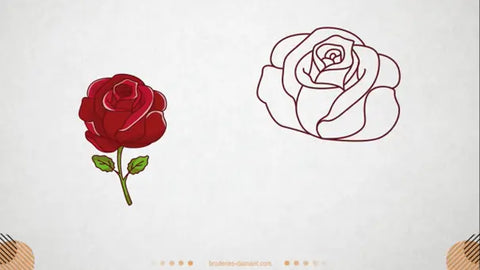 Comment dessiner une rose facilement ?