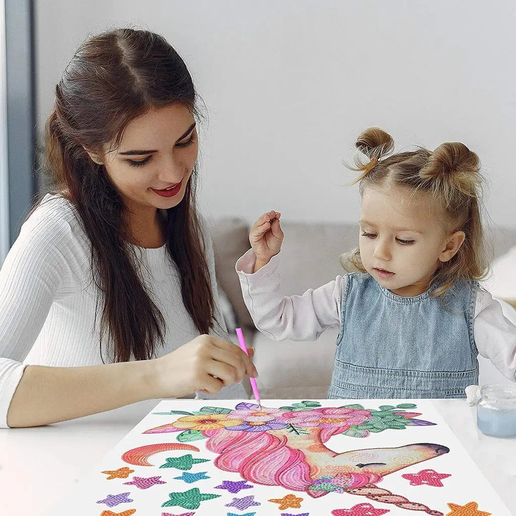 broderie diamant pour enfant