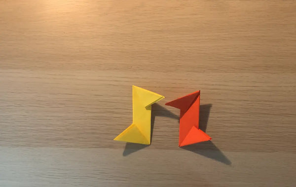 étape 5 origami naruto shuriken