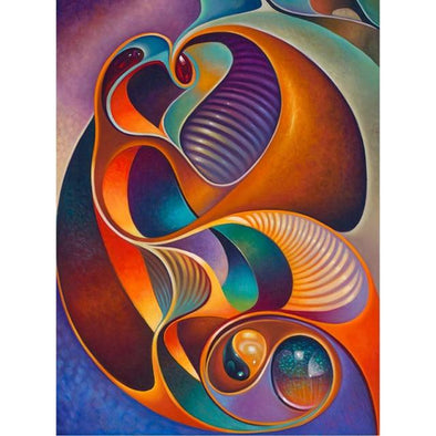 Broderie Diamant Créature Abstraite Multicolore