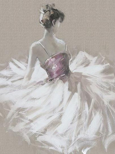 Broderie Diamant Danseuse Ballet en mouvement