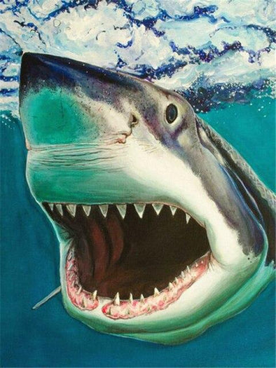 Broderie Diamant Dents de Requin