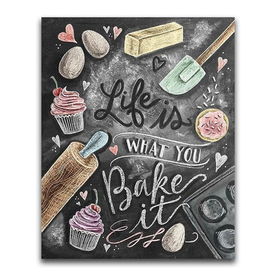 Broderie Diamant Life Is What You Bake It