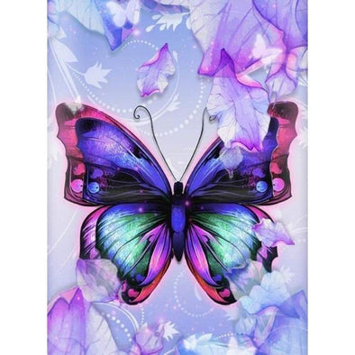 Broderie Diamant Papillon Scintillant