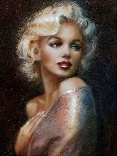 Broderie Diamant Portrait Marilyn Monroe