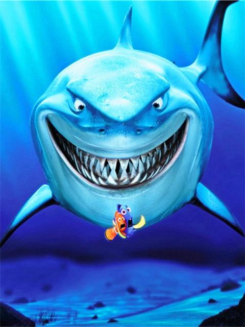 Broderie Diamant Requin Le Monde de Nemo