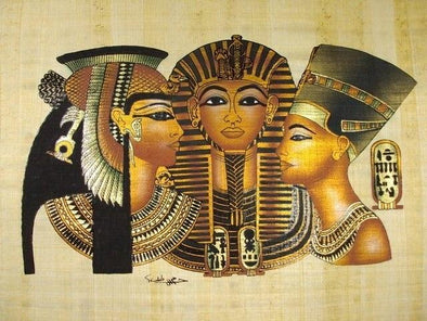 Broderie Diamant Trio d’Egyptiens