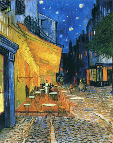 Broderie Diamant Van Gogh La Terrasse du café le soir